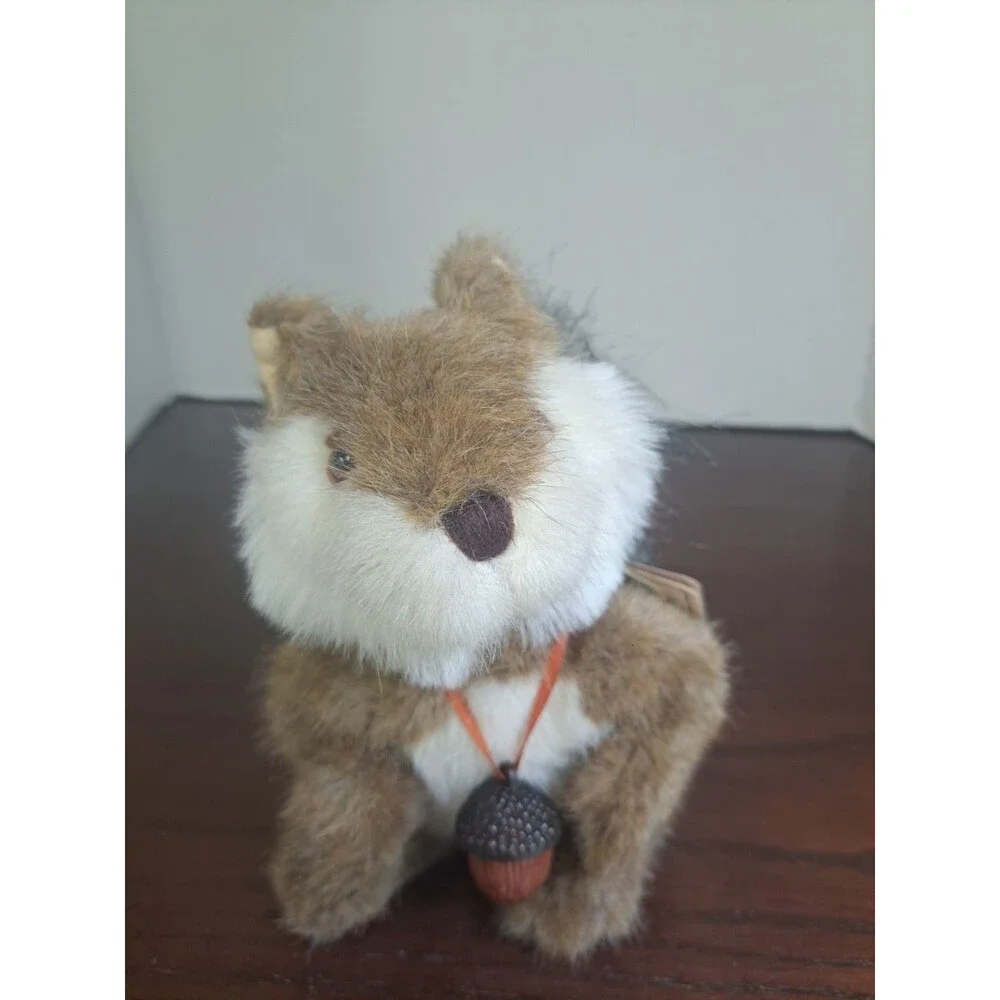 2000 Boyds Bears Gen-yoo-wine Boyds Merle B. Squirrel 7inch Plush